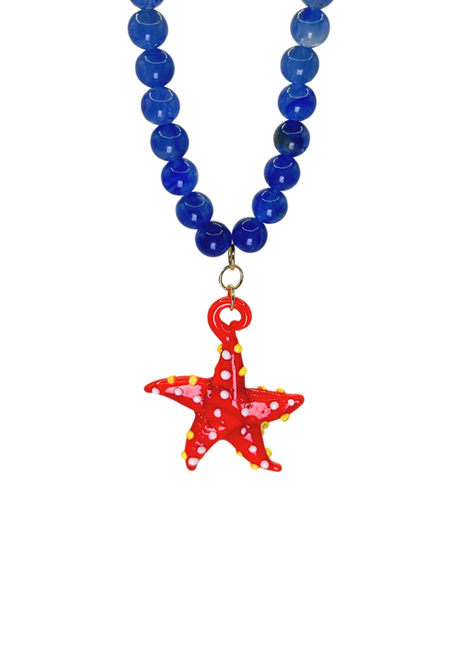 COLLAR BLUE PEARL